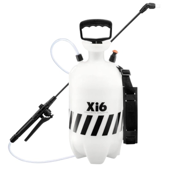 Pump sprayer used to apply carpet pre-treatment