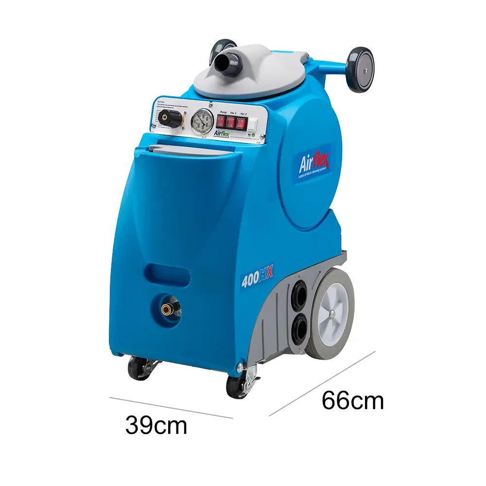 Airflex carpet-cleaning machine used during extraction